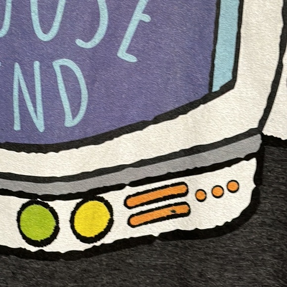 Port & Company men's Gray Long sleeve  Astronaut Helmet T-shirt, M, CHOOSE KIND - Picture 6 of 7